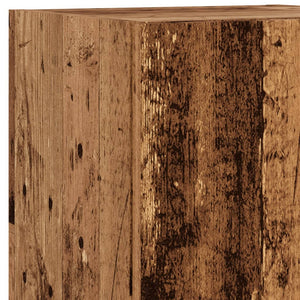 TV-Schrank mit LED Altholz-Optik 102cm