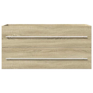 Waschbeckenunterschrank Sonoma-Eiche 100 cm