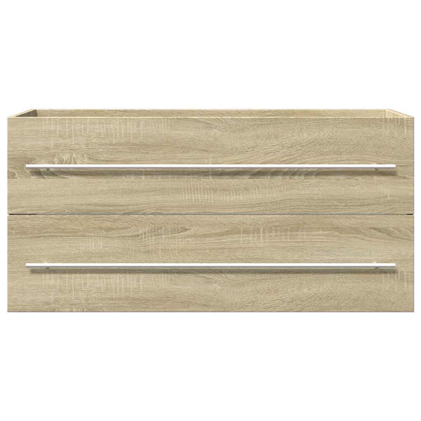 Waschbeckenunterschrank Sonoma-Eiche 100 cm