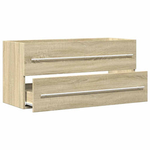 Waschbeckenunterschrank Sonoma-Eiche 100 cm