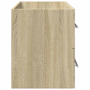 Waschbeckenunterschrank Sonoma-Eiche 100 cm