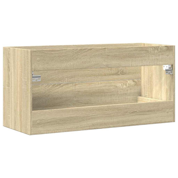 Waschbeckenunterschrank Sonoma-Eiche 100 cm