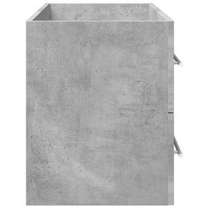 Waschbeckenunterschrank Betongrau 100 cm