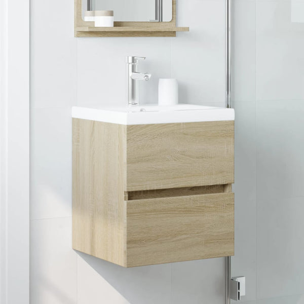 Waschbeckenunterschrank Sonoma-Eiche 41cm
