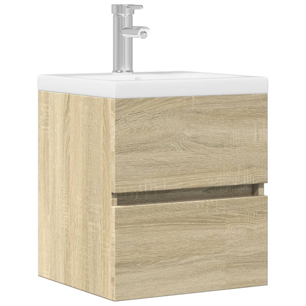 Waschbeckenunterschrank Sonoma-Eiche 41cm