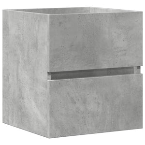 Betongrauer Waschbeckenunterschrank, 41 cm