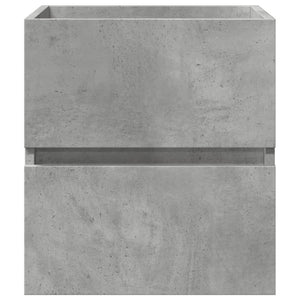 Betongrauer Waschbeckenunterschrank, 41 cm