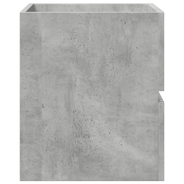 Betongrauer Waschbeckenunterschrank, 41 cm