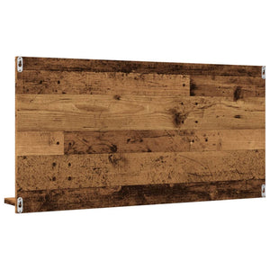 Badspiegel mit Ablagen Altholz 90x45 cm