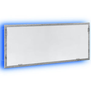 LED Badspiegel Grau Sonoma 100 cm