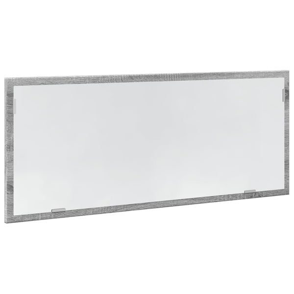 LED Badspiegel Grau Sonoma 100 cm