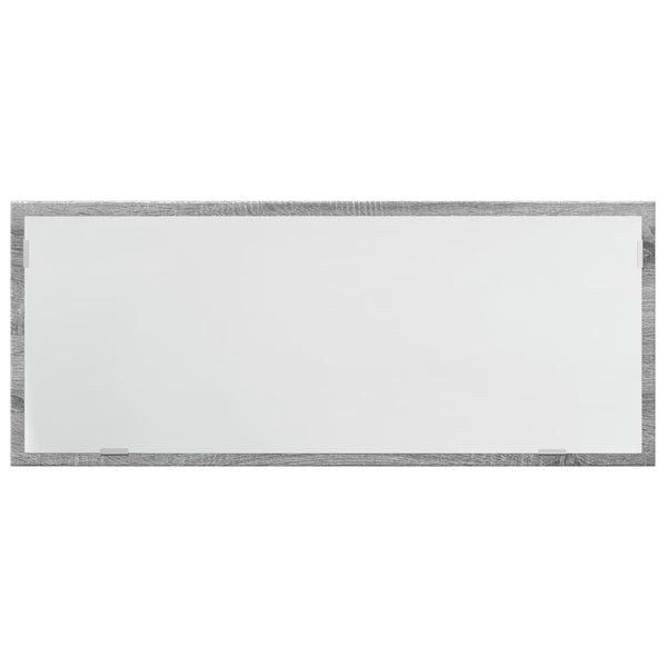 LED Badspiegel Grau Sonoma 100 cm