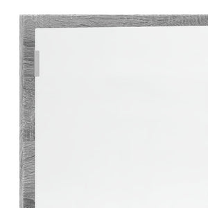 LED Badspiegel Grau Sonoma 100 cm