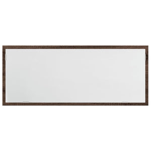 LED Badspiegel Braun Eiche 100 cm