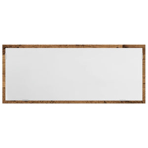 LED Badspiegel Altholz-Optik 100cm