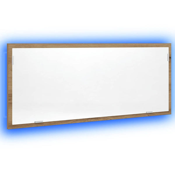 LED Badspiegel Artisan-Eiche 100cm