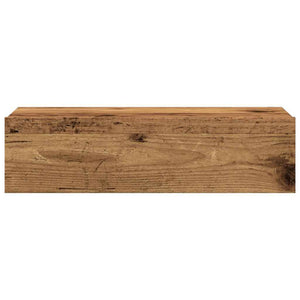TV-Schrank mit LED Altholz-Optik 60cm