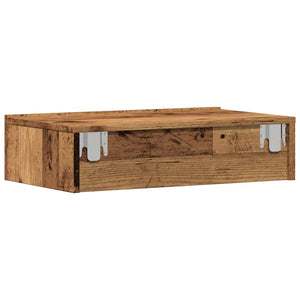TV-Schrank mit LED Altholz-Optik 60cm