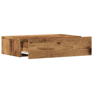 TV-Schränke mit LED Altholz-Optik, 2er Set