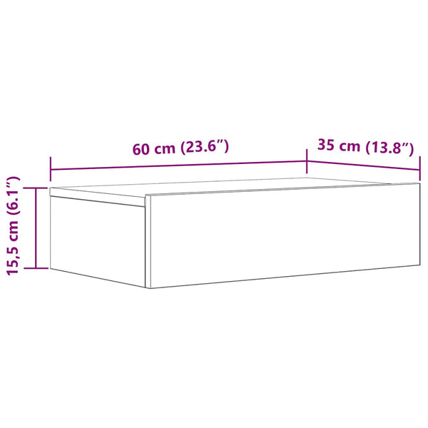 TV-Schrank Artisan Eiche mit LED