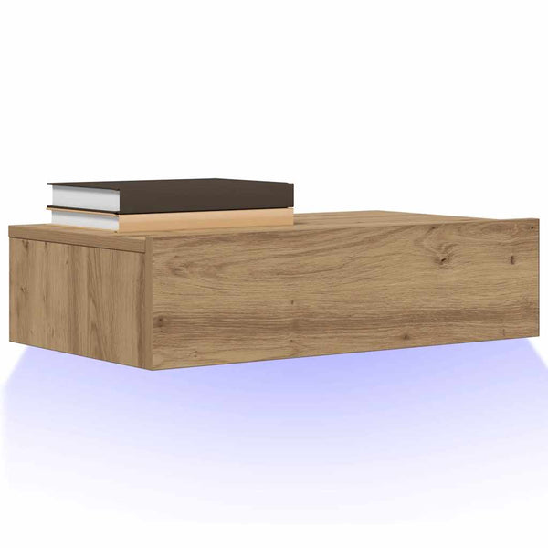 TV-Schrank Artisan Eiche mit LED