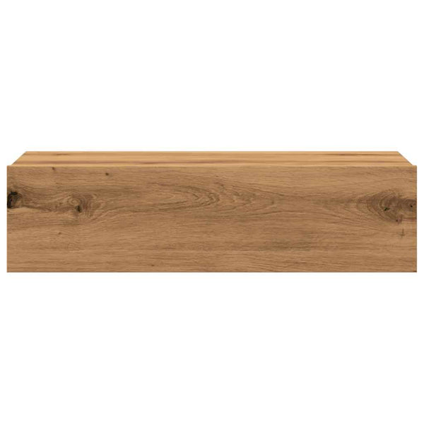 TV-Schränke mit LED Artisan-Eiche 2er-Set