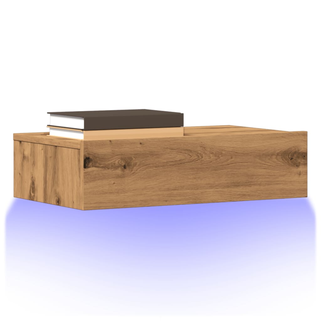 TV-Schränke mit LED Artisan-Eiche 2er-Set