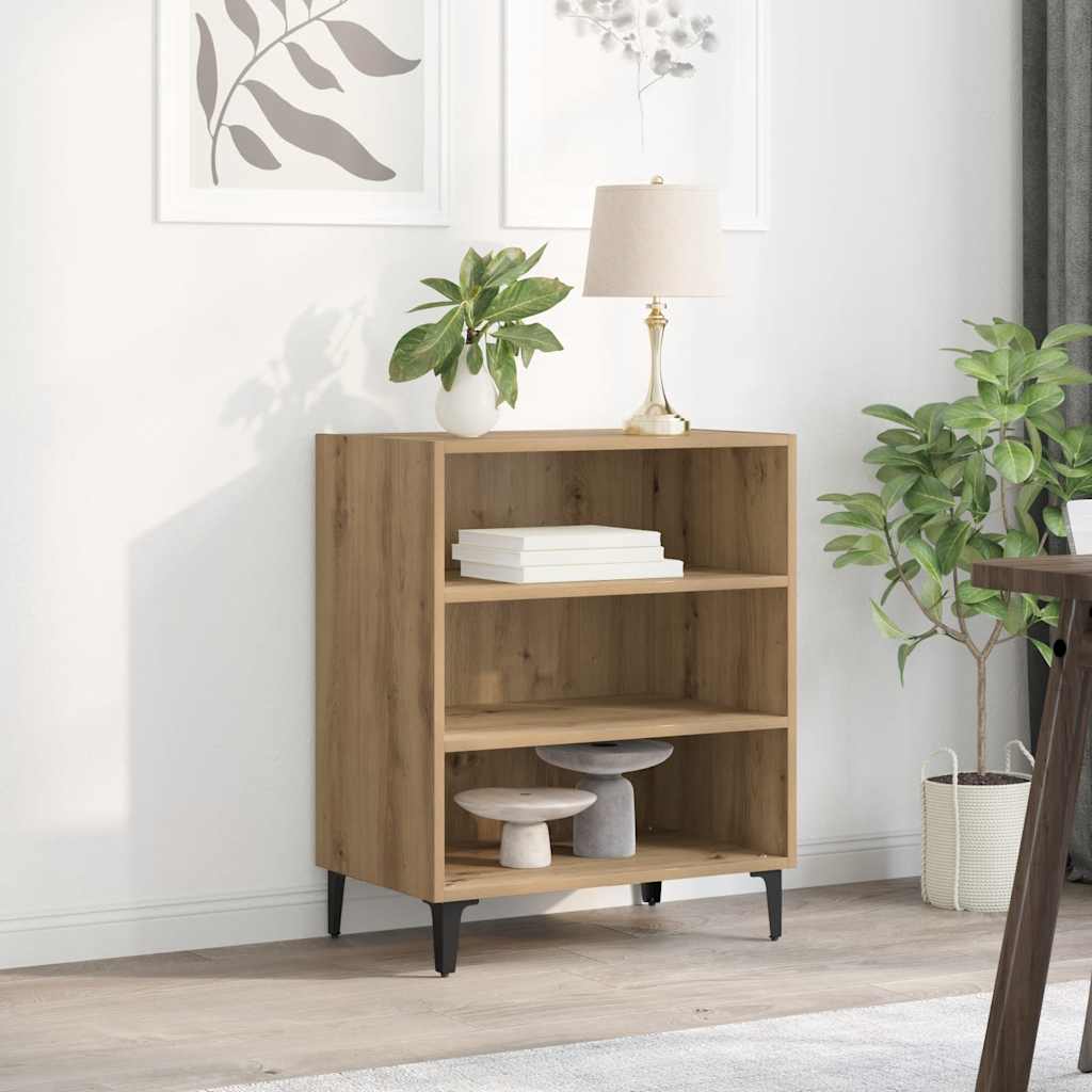 vidaXL Buffet chêne artisanat 57x35x70 cm bois d'ingénierie