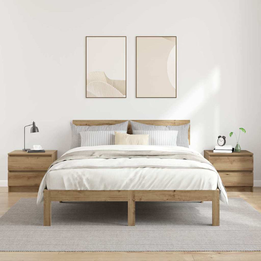 Nachttische 2er Set Artisan Eiche