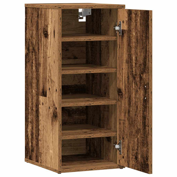 Schuhschrank Altholz-Optik, 70 cm