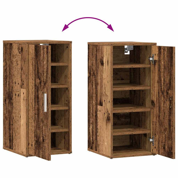 Schuhschrank Altholz-Optik, 70 cm