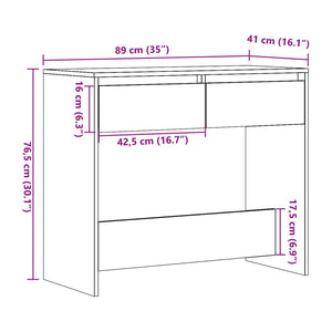 Konsolentisch Altholz-Optik 89 cm