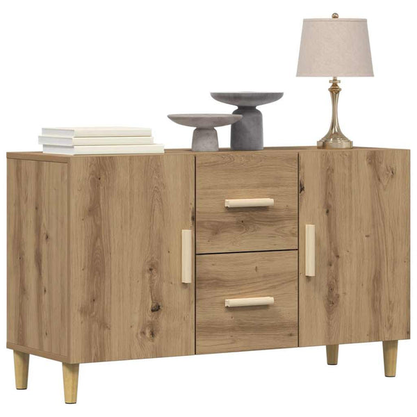 vidaXL Buffet chêne artisanal 100x36x60 cm bois d'ingénierie