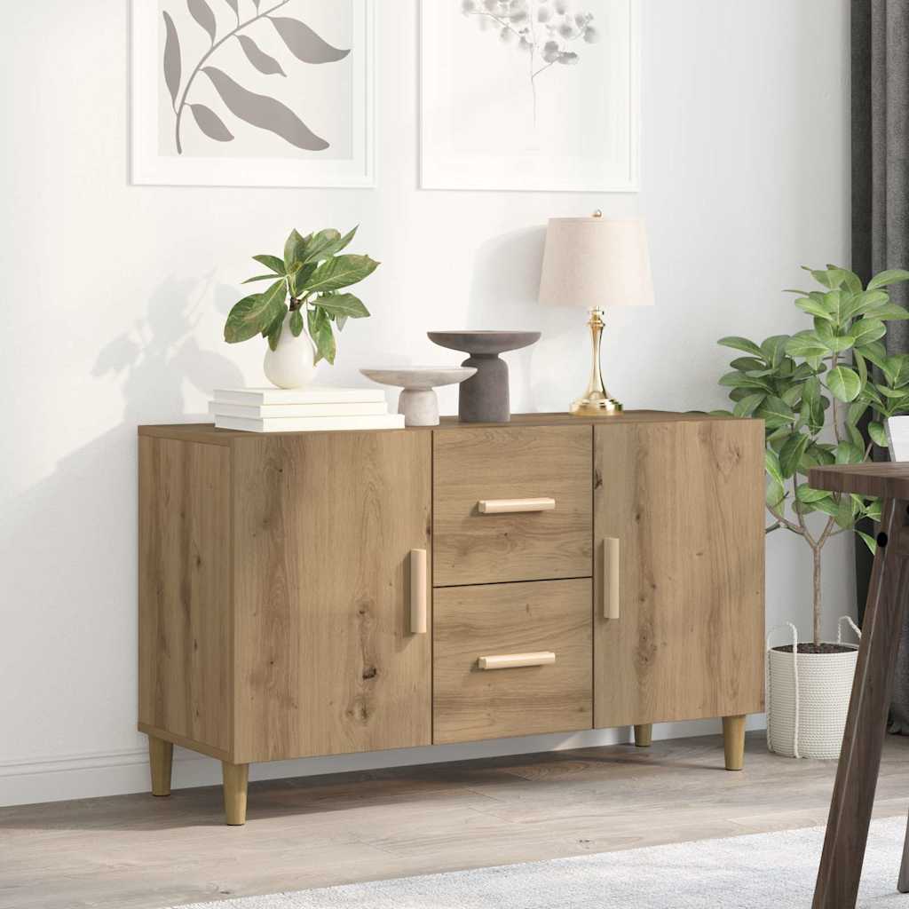 vidaXL Buffet chêne artisanal 100x36x60 cm bois d'ingénierie