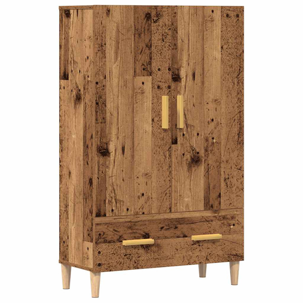 Highboard Altholz-Optik 70x31x115 cm