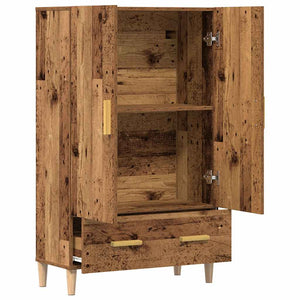 Highboard Altholz-Optik 70x31x115 cm
