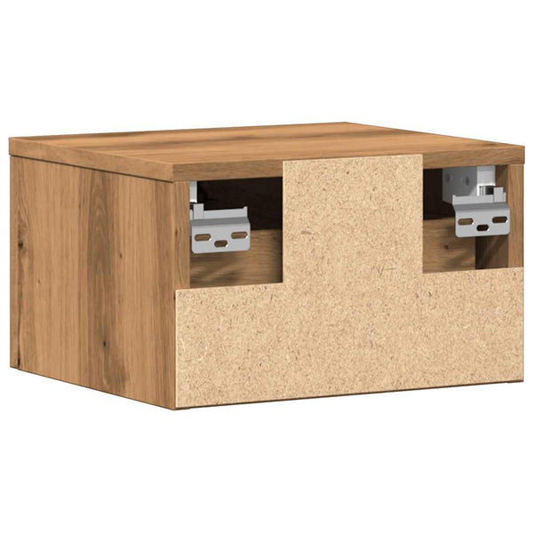Wand-Nachttisch Artisan Eiche 34x30x20 cm