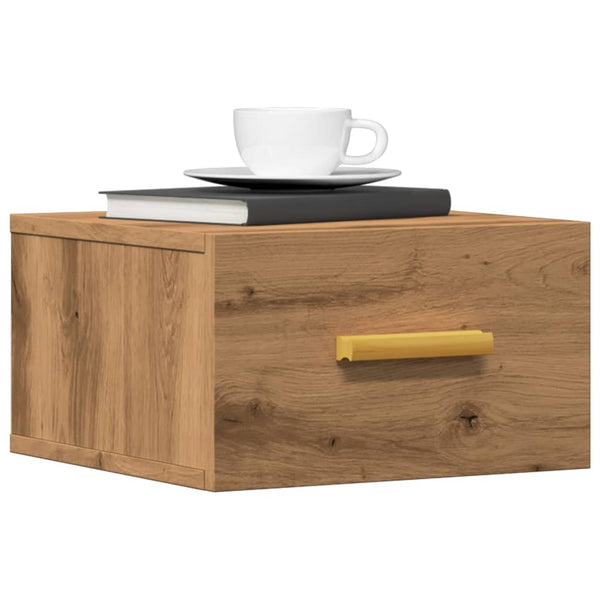 Wand-Nachttisch Artisan Eiche 35x35 cm