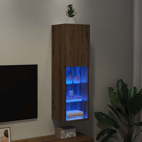 TV-Schrank Artisan-Eiche mit LED