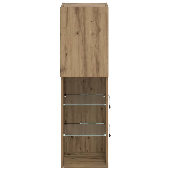 TV-Schrank Artisan-Eiche mit LED