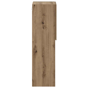 TV-Schränke mit LED-Leuchten, Artisan-Eiche, 2er-Set