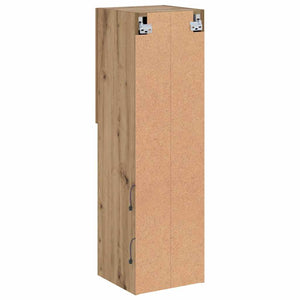 TV-Schränke mit LED-Leuchten, Artisan-Eiche, 2er-Set