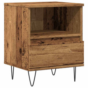 Nachttisch Altholz-Optik 40x35x50 cm