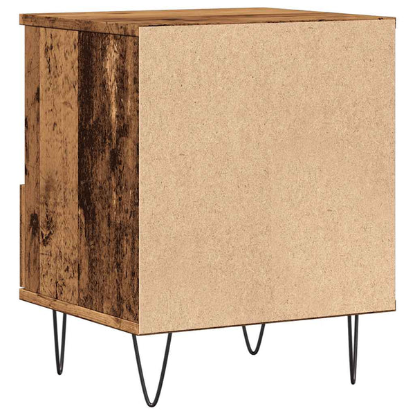 Nachttisch Altholz-Optik 40x35x50 cm