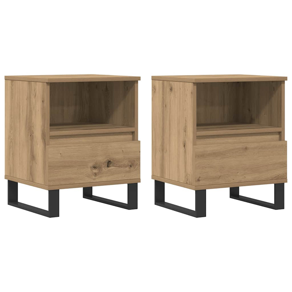 Nachttische 2er Set Artisan Eiche