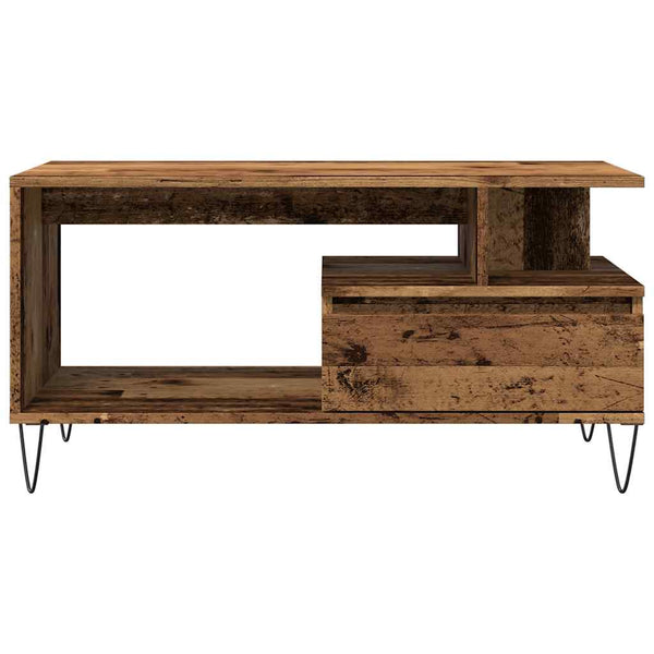 Couchtisch Altholz-Optik, 90 cm