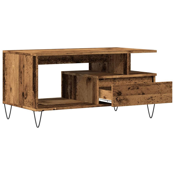 Couchtisch Altholz-Optik, 90 cm