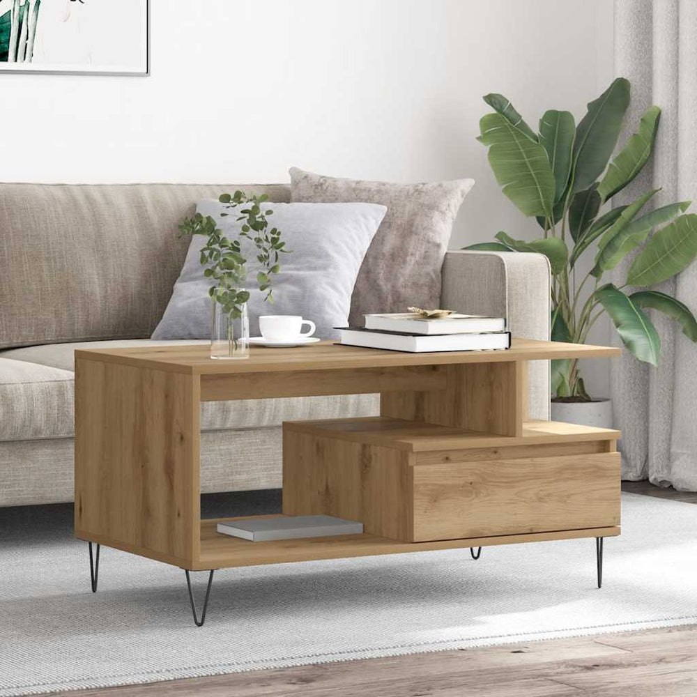 Couchtisch Artisan Eiche 90x49 cm