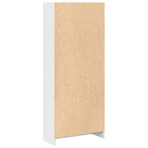 Hochglanz Bücherregal Weiß 60x24x143 cm