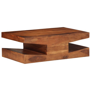 Akazie Couchtisch Massivholz 90x60 cm